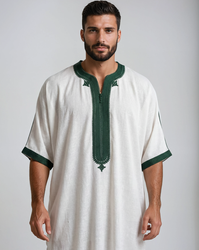Moroccan Thobe linen