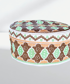 Brown and green