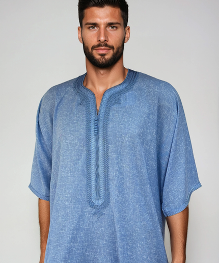 Moroccan Thobe linen