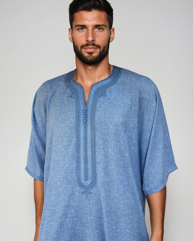 Moroccan Thobe linen